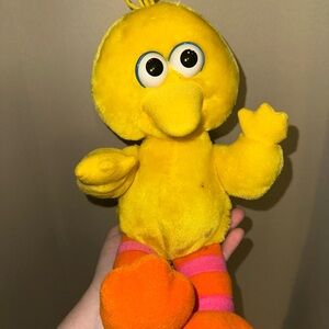vintage 1996 Tyco "Tickle Me" Big Bird plush toy Sesame Street